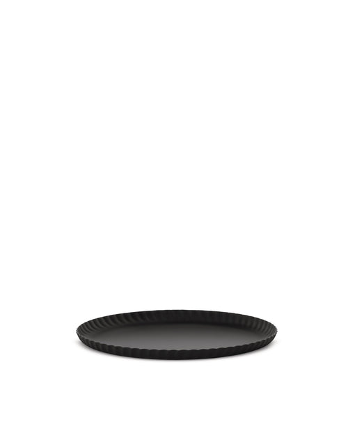 Pleats cm 23 || inch 9″ Round tray Alessi