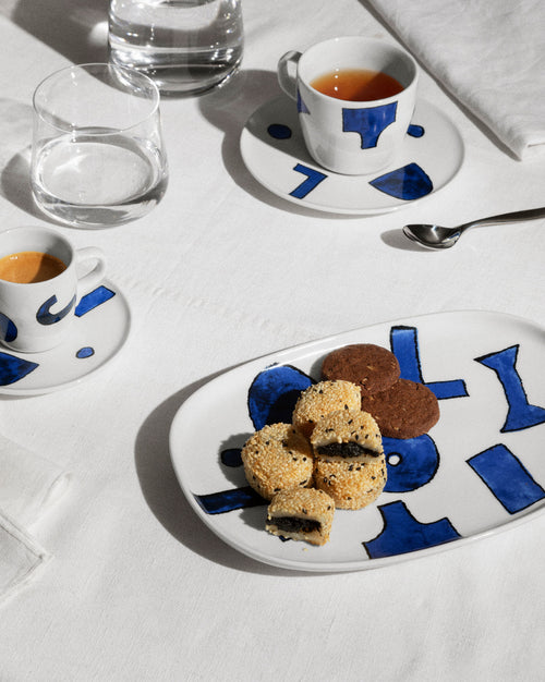 Itsumo - Yunoki ware 25 cm Oval serving plate Alessi 1