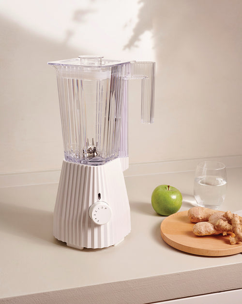 Plissé white Blender. European plug Alessi 1