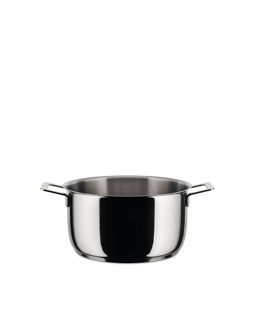 Pots&Pans Ø cm 16.00 || Ø inch 6¼″ Casserole with two handles Alessi