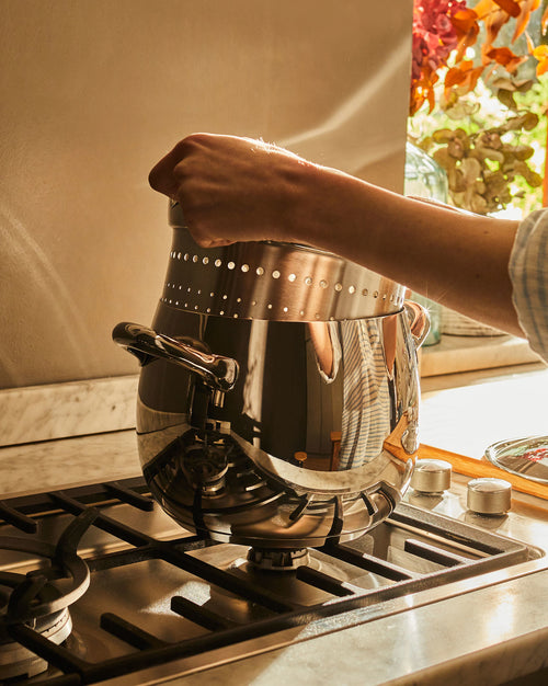 Mami Default Title Pierced basket for Pasta-set Alessi 1