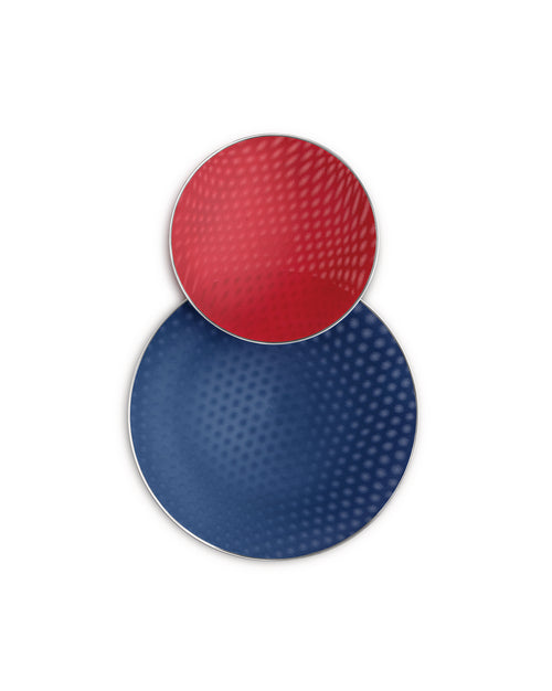 Cohncave red and violet, cm 33 || inch 13″ Centrepiece Alessi 2