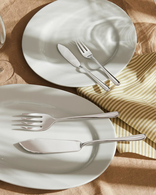 Caccia Default Title Fish fork. 6 pieces Alessi 1