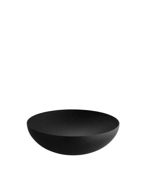 Double black, cm 25 || inch 9¾″ Bowl Alessi