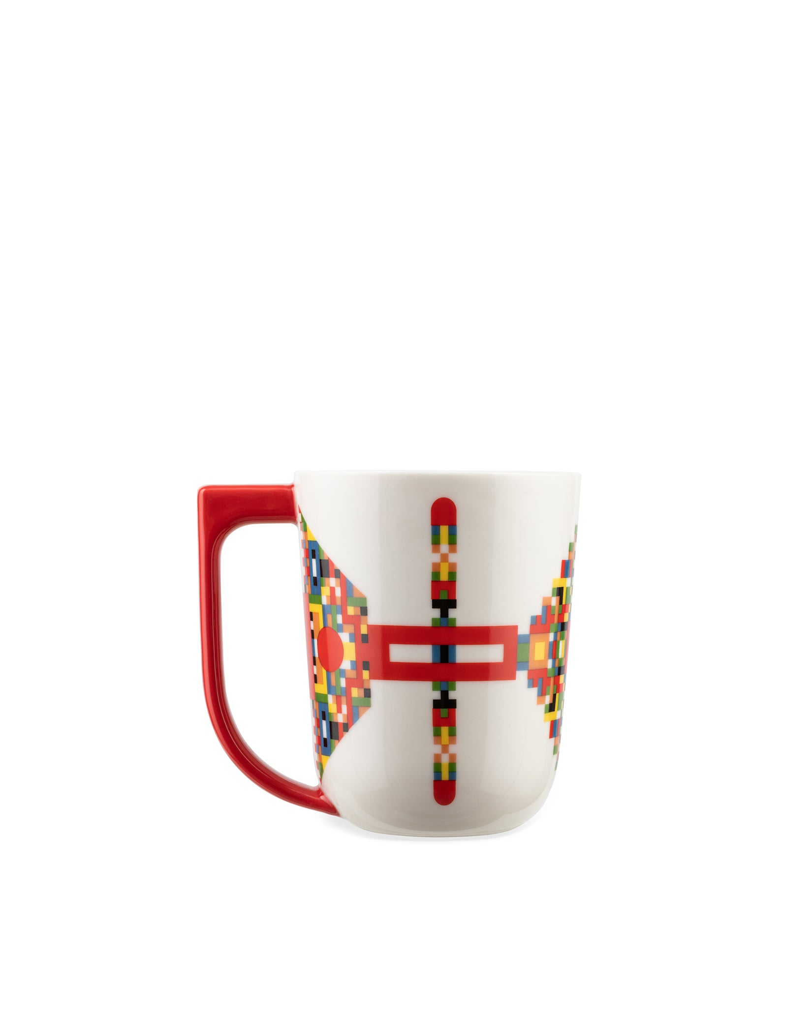 Holyhedrics red, porcelain Mug Alessi