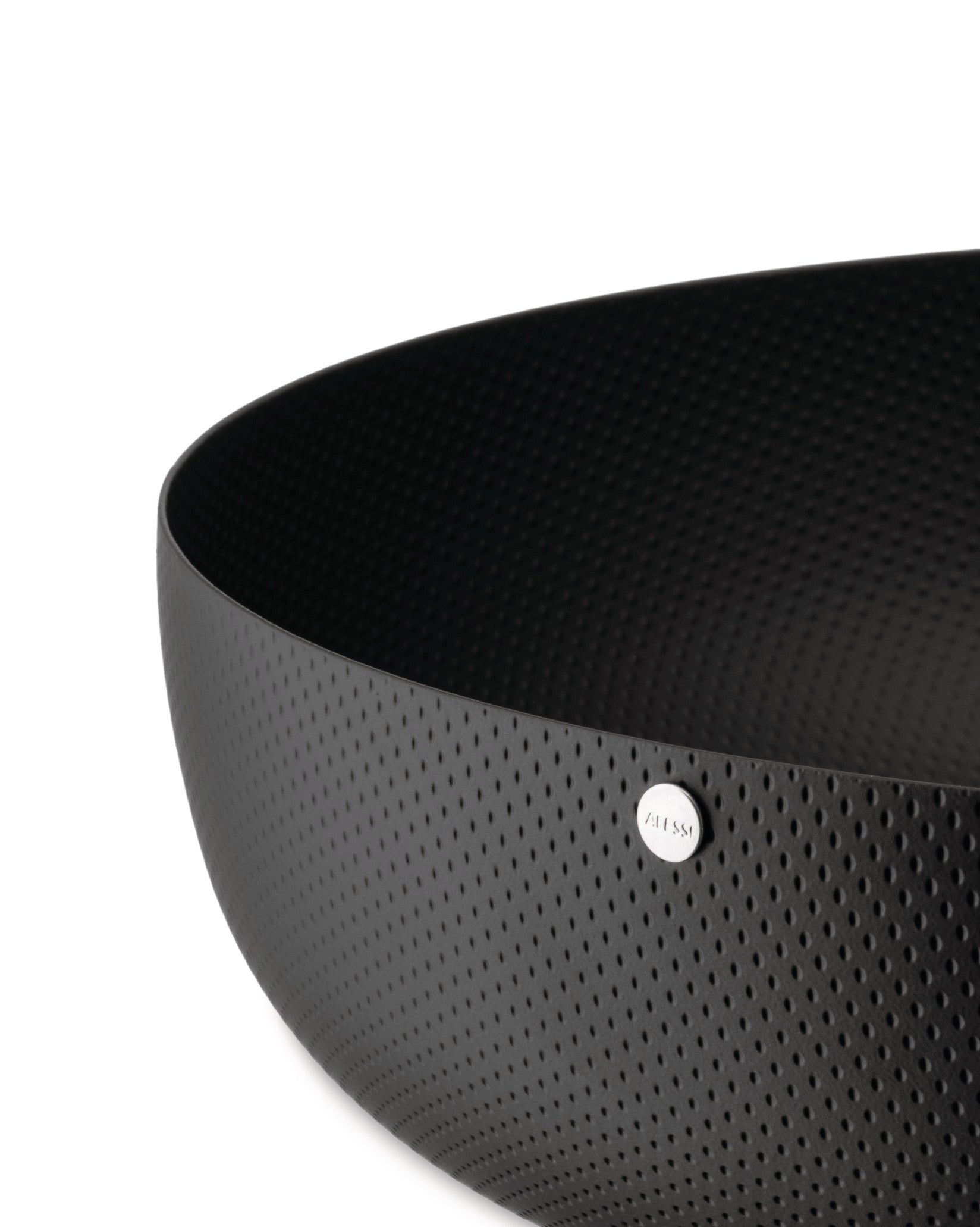 JM17 T black, cm 21 || inch 8¼″ Round basket Alessi 3