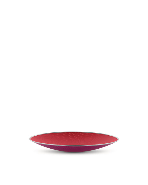Cohncave red and violet, cm 33 || inch 13″ Centrepiece Alessi