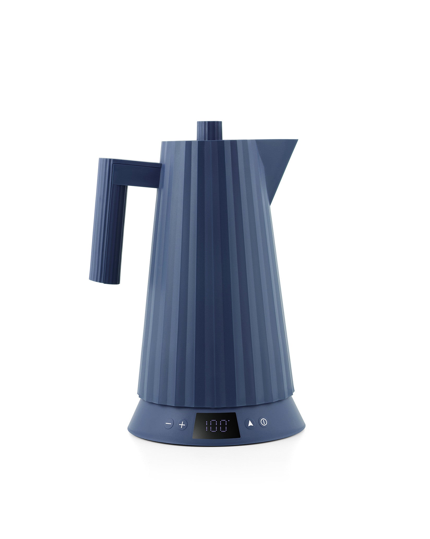 Plissé blue Electric kettle. European plug Alessi