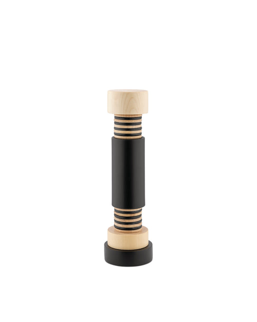 MP0215 natural, black Pepper / salt / spice mill Alessi