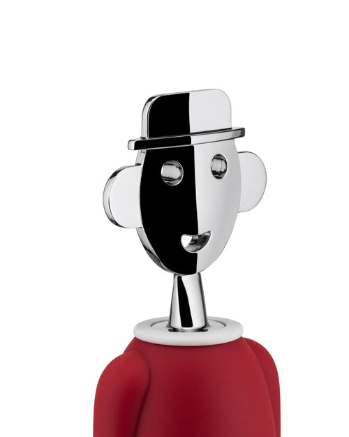 Alessandro M. red and white Corkscrew Alessi