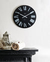 Firenze black Wall clock Alessi 1