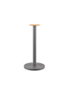 Mattina Dark Grey Kitchen roll holder Alessi