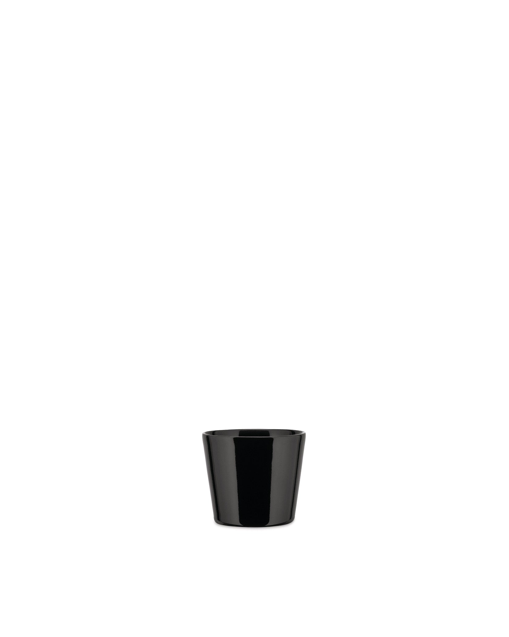 Tonale black Small cup. 4 pieces Alessi