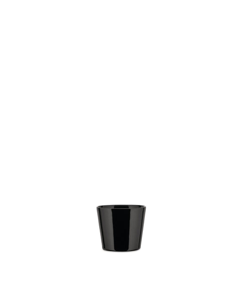 Tonale black Small cup. 4 pieces Alessi