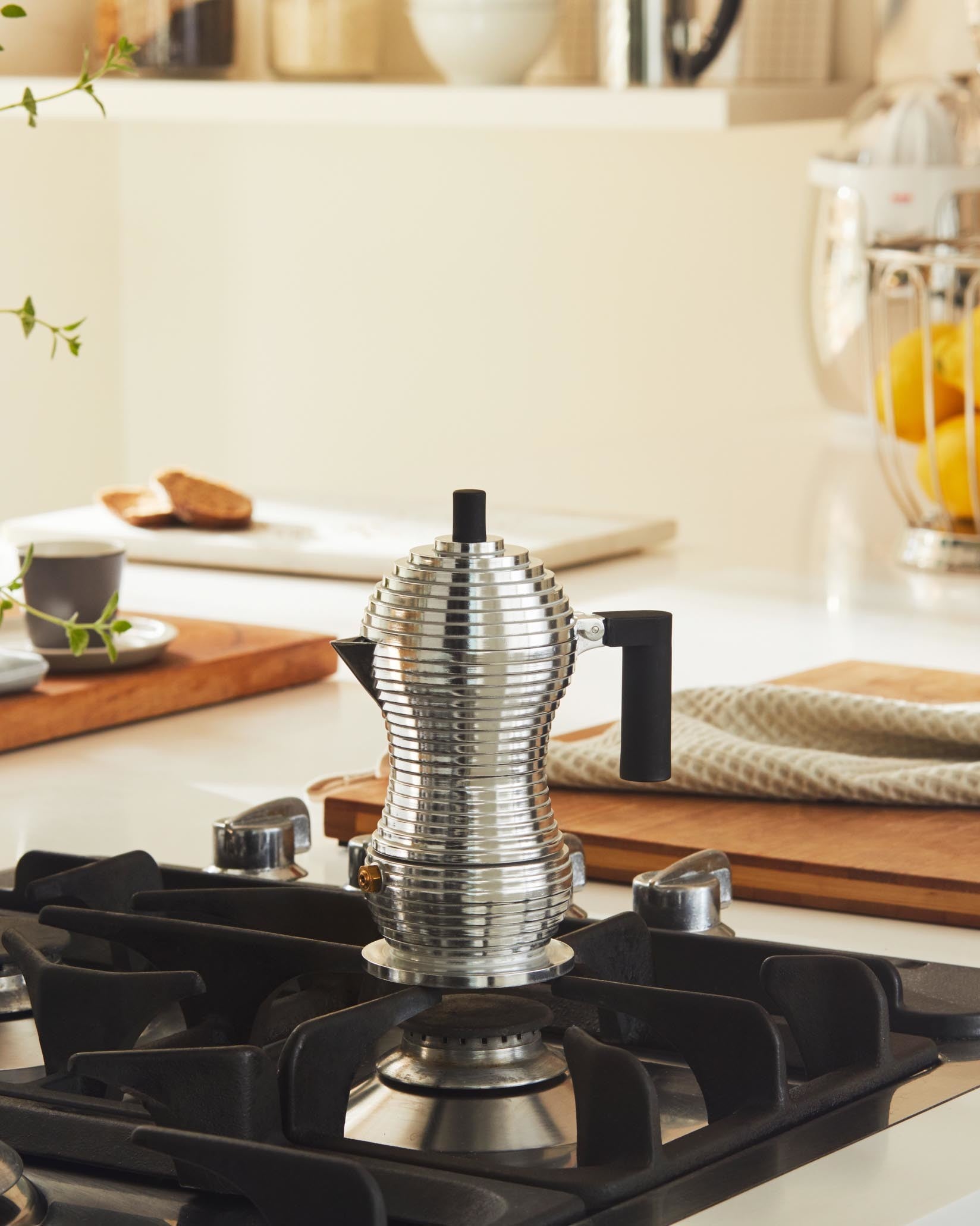 Pulcina cups 3 Espresso coffee maker. Induction. Alessi 1