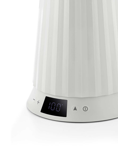 Plissé white Electric kettle. European plug Alessi