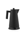Plissé black Electric kettle. European plug Alessi