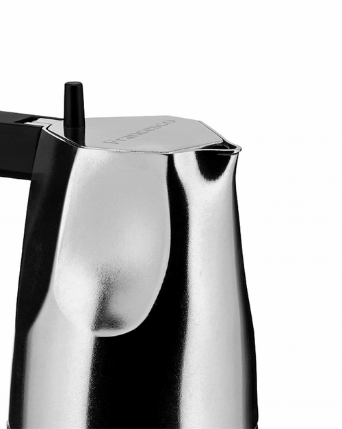 Ossidiana black, cups 3 Espresso coffee maker Alessi