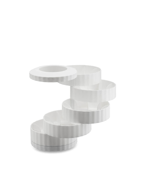 Plissé white Capsule holder Alessi