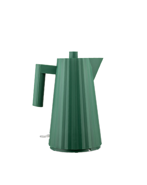 Plissé green, cl 170 || 1.80 oz Electric kettle. European plug Alessi