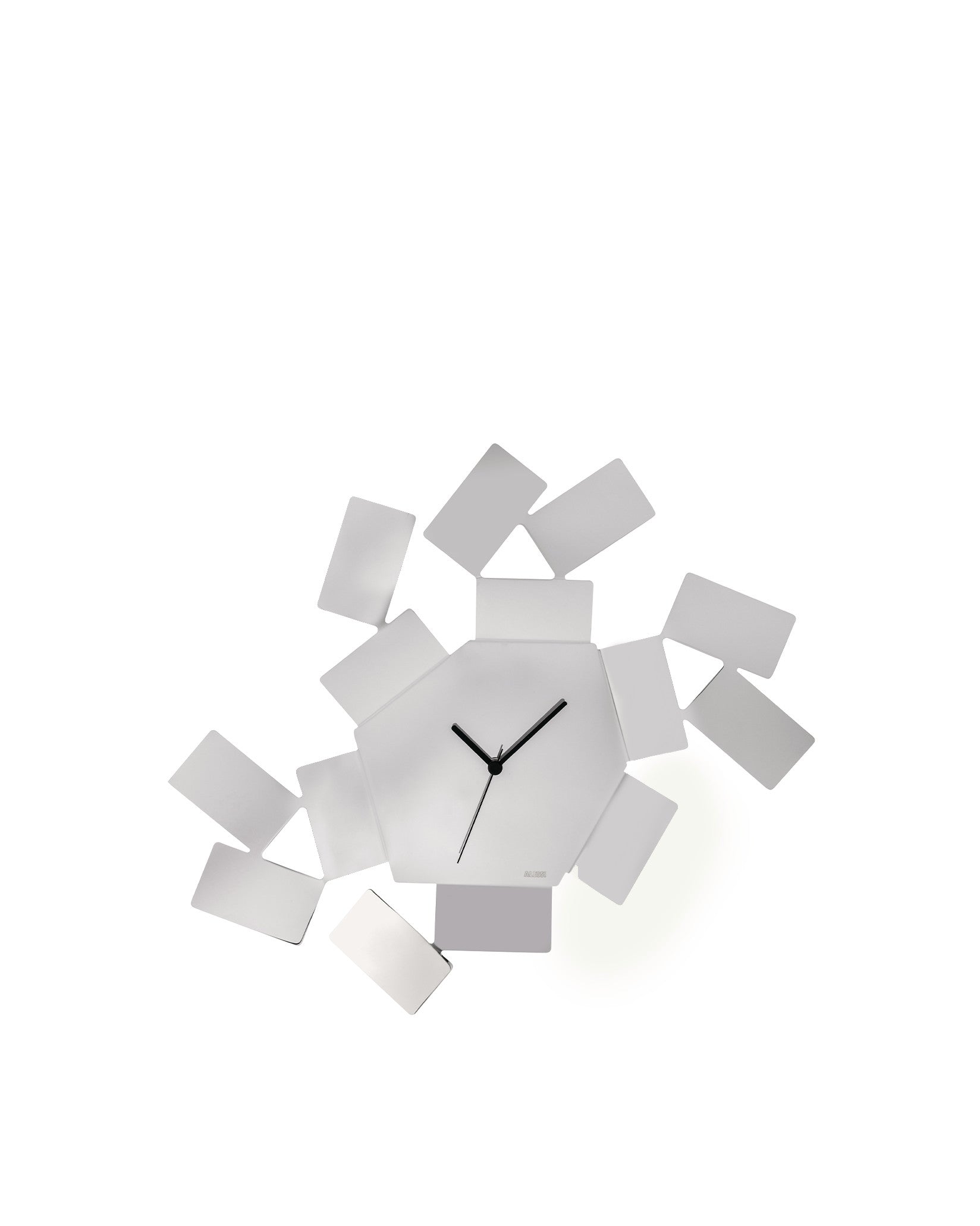 La Stanza dello Scirocco stainless steel Wall clock Alessi