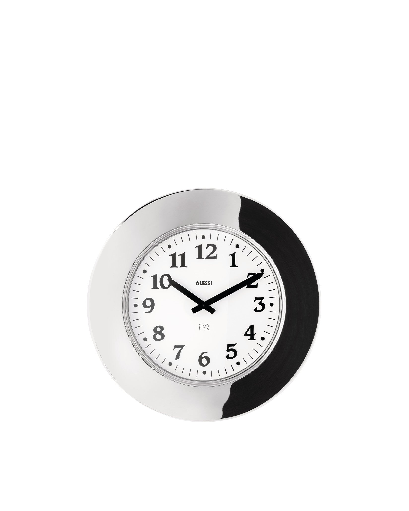 Momento stainless steel Wall clock Alessi