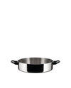 La Cintura di Orione Ø cm 24.00 || Ø inch 9½″ Low casserole with two handles Alessi