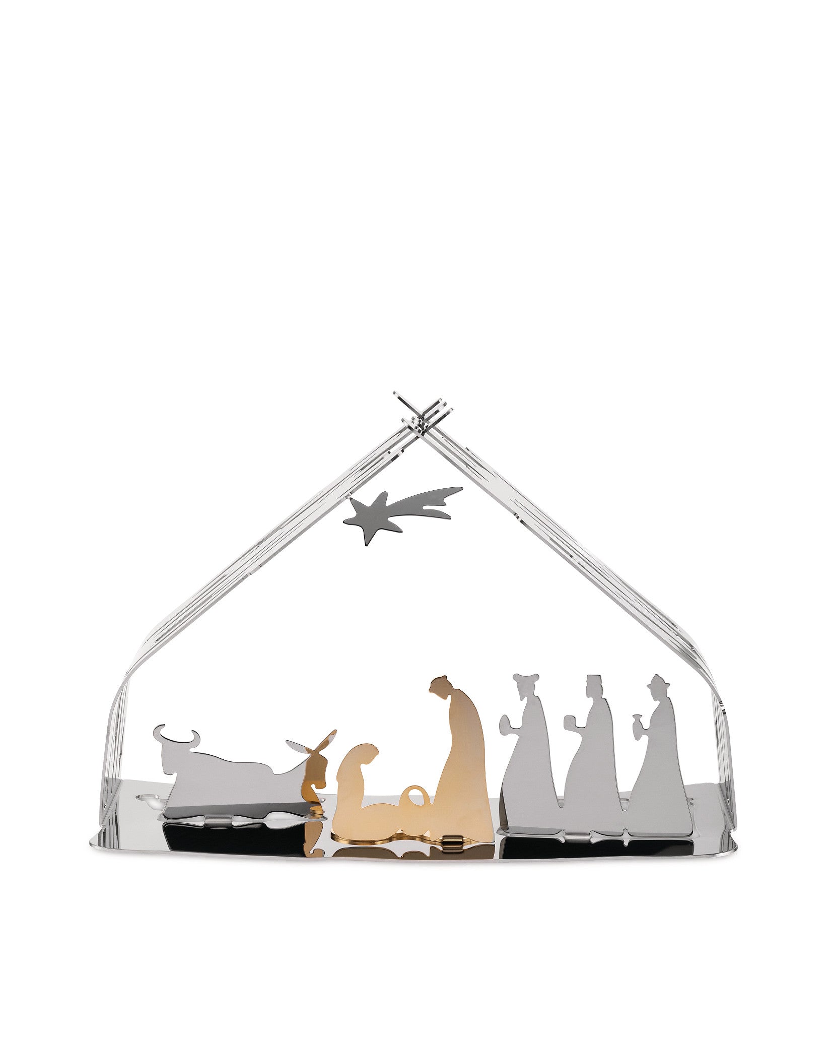 Bark Crib stainless steel Crib Alessi