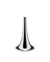 Trumpet silver-plated brass Flower vase Alessi