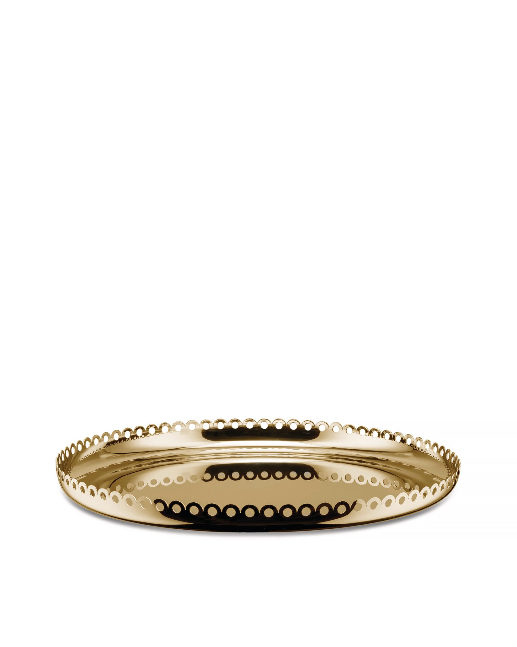 Edges brass Tray Alessi