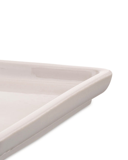 Tonale Light Grey, cm 36x17 || inch 14¼″x6¾″ Serving plate Alessi