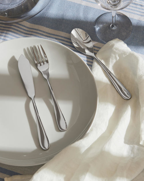 Nuovo Milano Default Title "F.Point" flat spoon. 6 pieces Alessi