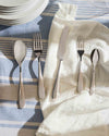 Nuovo Milano hollow handle Table knife. 6 pieces Alessi