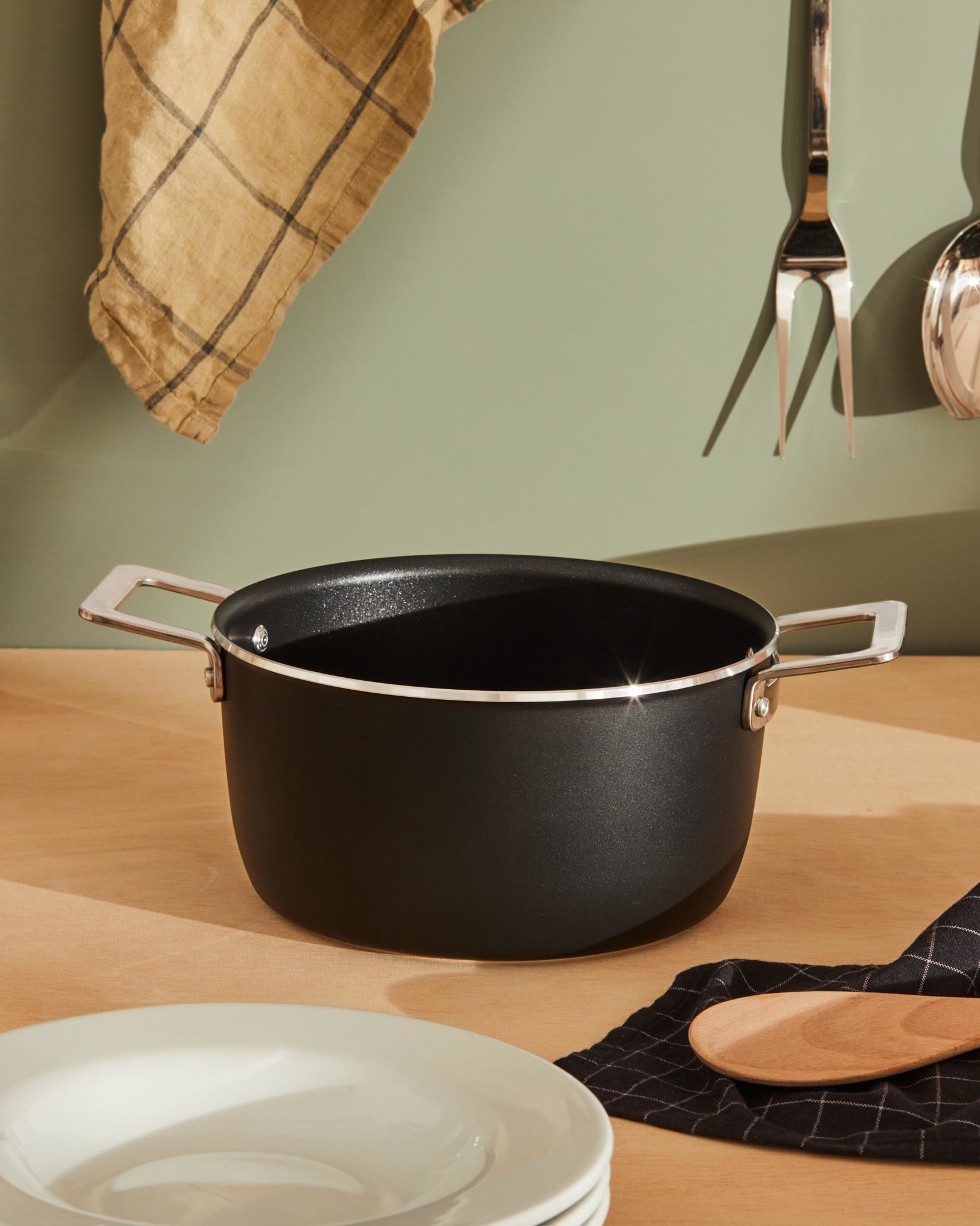 Pots&Pans Default Title Casserole with two handles Alessi