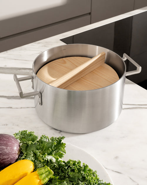 Convivio Default Title Unit in cypress wood for simmering delicate ingredients. Alessi