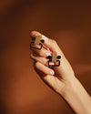 Edone Default Title Two earrings Alessi