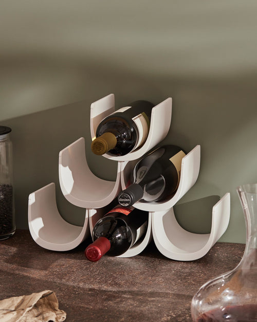 Noè white Bottle-holder Alessi
