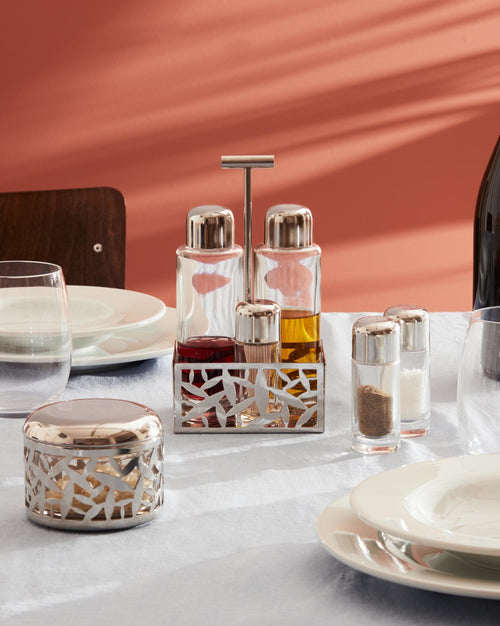 CACTUS! Default Title Condiment set for oil vinegar salt pepper and spices Alessi
