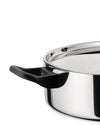 La Cintura di Orione Ø cm 24.00 || Ø inch 9½″ Low casserole with two handles Alessi