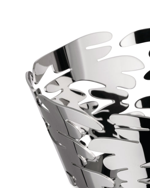Barket white, cm 18 || inch 7″ Basket Alessi