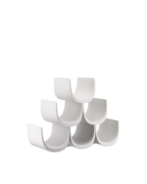 Noè white Bottle-holder Alessi