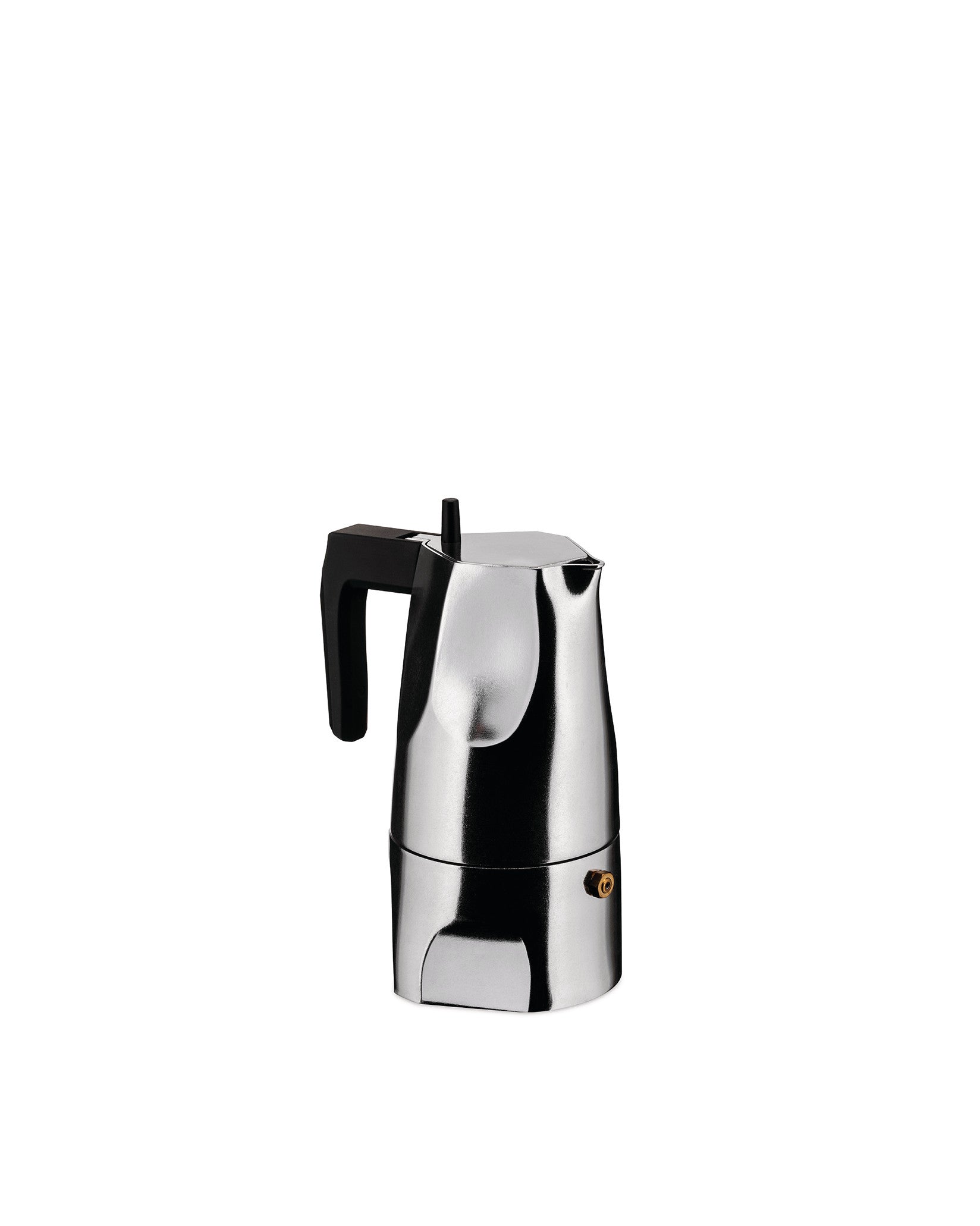 Ossidiana black, cups 3 Espresso coffee maker Alessi