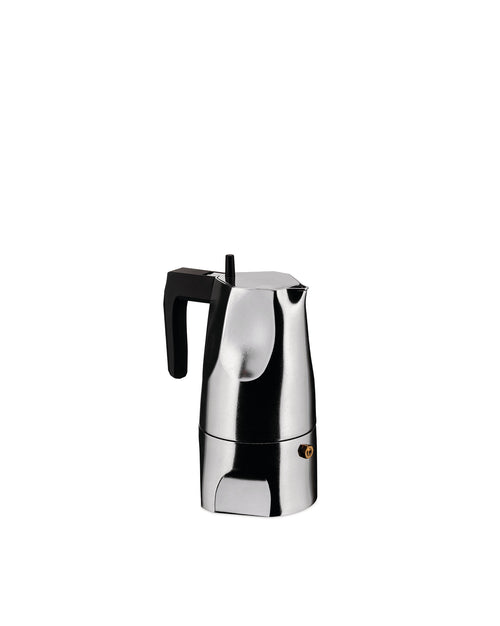 Ossidiana black, cups 3 Espresso coffee maker Alessi