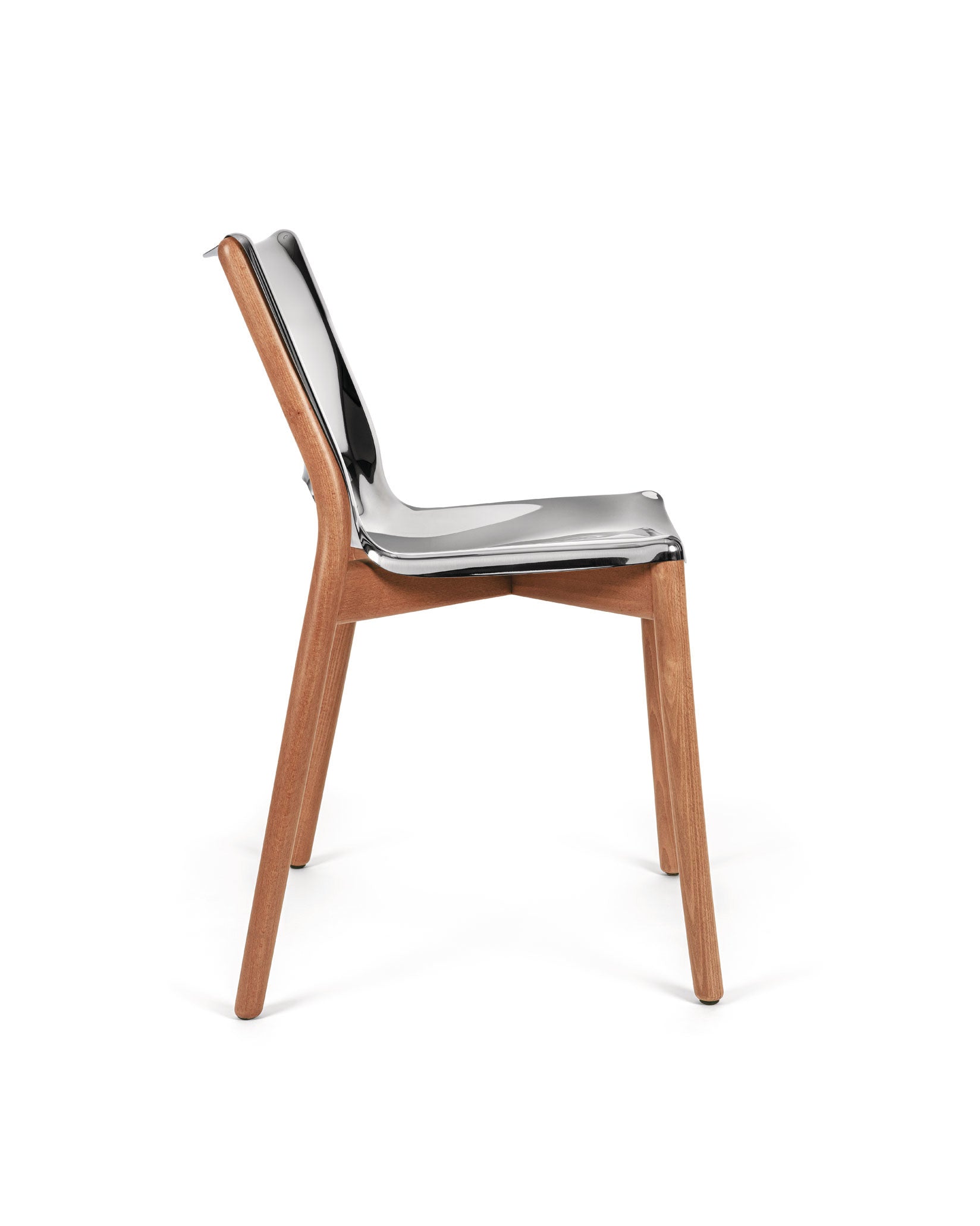Poêle Collection mirror polished Monoshell chair Alessi 3