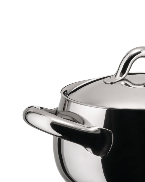 Mami cm 16 || inch 6¼″ Casserole with two handles Alessi