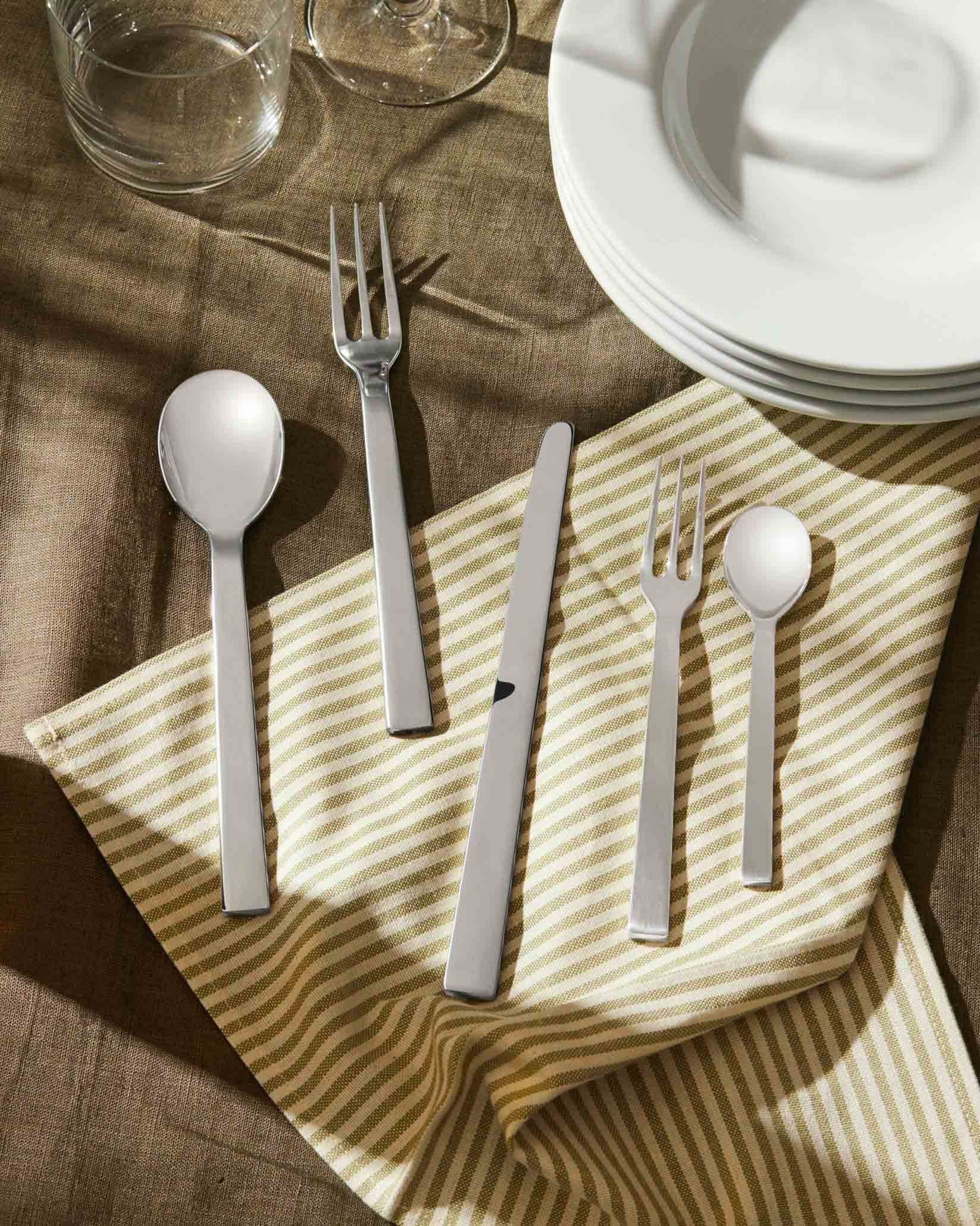 Santiago Default Title Tea spoon. 6 pieces Alessi