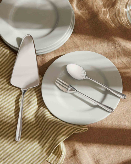 Caccia Default Title Dessert spoon. 6 pieces Alessi