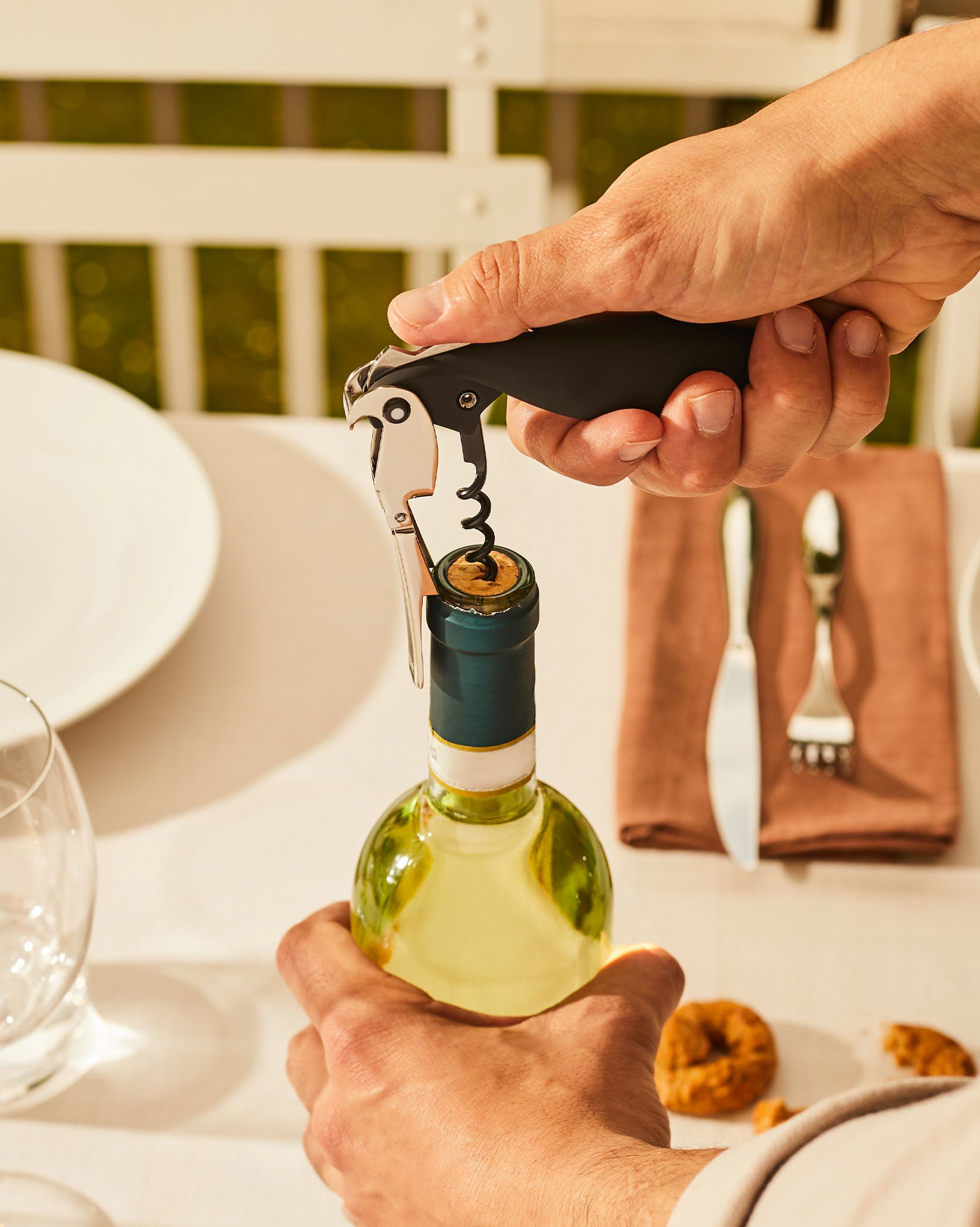 Parrot light blue Sommelier corkscrew Alessi