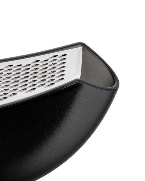 Parmenide red Grater with cheese cellar Alessi