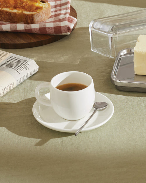 All-Time Default Title Saucer for mocha cup. 4 pieces Alessi